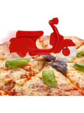 KIKKERLAND IL MOTORINO wheel pizza cutter food slicer knife motorcycle scooter